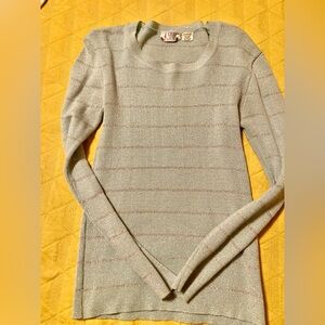 Vintage metallic sweater